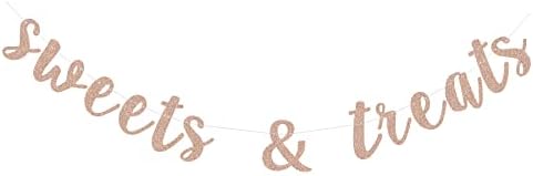 Rose Gold Sweets Treats Engagement Banner