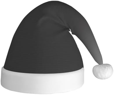 QINZHENG White to Black Santa Hat Personalized Christmas Hat for Women