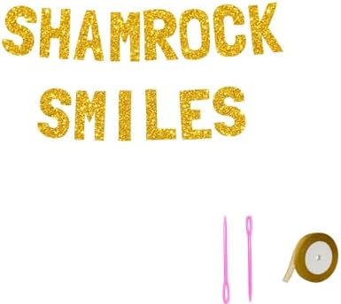 Meowoo Fun Shamrock Smiles Decor Banner