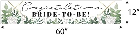 Boho Botanical Bride Greenery Banner Wedding Decor