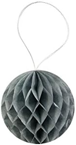 Allydrew 2 Inch Honeycomb Balls Gray Set of 10