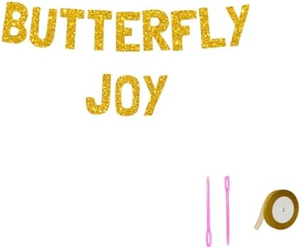 Meowoo Sparkling Butterfly Joy Decorations 77 Inch