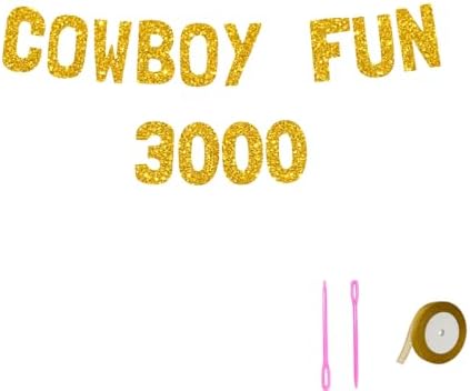 Meowoo Gold Sparkle Birthday Banner Decorations