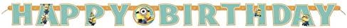 6ft Despicable Me Minions Birthday Banner 1