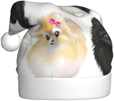 QINZHENG Personalized Santa Hat for Women