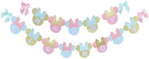 Minnie And Mouse Happy Birthday Banner