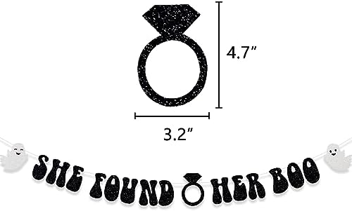 She Found Her Boo Halloween Bridal Shower Banner