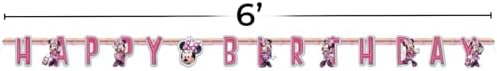 Unique Iconic Minnie Mouse Birthday Jointed Banner 1