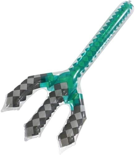 Hokilands 38 Inch Pixel Trident Inflatable Party Favor
