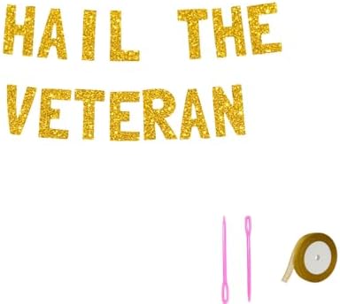 Meowoo Honor the Veteran Decor Banner