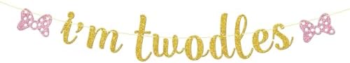 Maicaiffe 2nd Birthday Banner for Kids