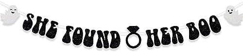 She Found Her Boo Halloween Bridal Shower Banner