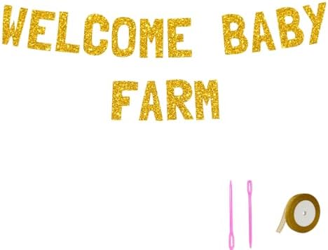 Meowoo Cheerful Baby Farm Decor Banner