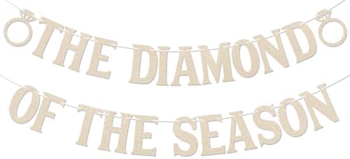 Diamond of the Season Banner - Ring Theme Bride to Be Sign
