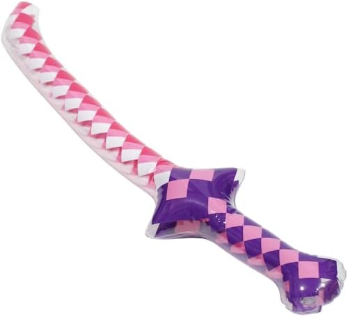 6 Pack Inflatable Pixel Swords Pirate Party Favors