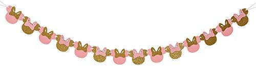 Minnie Girls 1st Birthday Party Supplies Pack