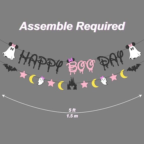 Happy Boo Day Birthday Decoration Set