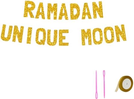 Meowoo Twinkling Ramadan Moon Banner