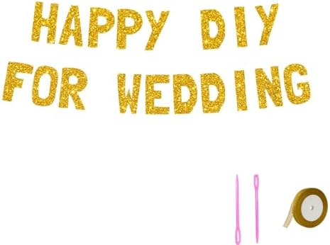 Meowoo Happy DIY Wedding Decor Banner