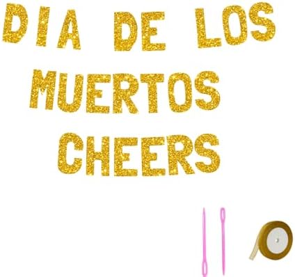 Meowoo Dia de Los Muertos Cheers Banner