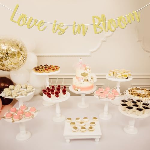 Love Is In Bloom Banner - Floral Bridal Shower Decor