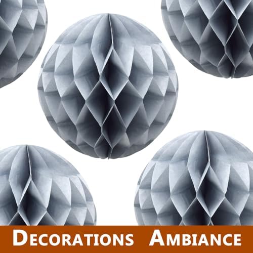 Yosawa 8 Pcs Paper Honeycomb Balls Decoration