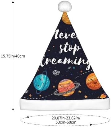 QinZheng Personalized Santa Hat with Planet Print