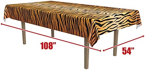 Beistle Tiger Print Table Cover