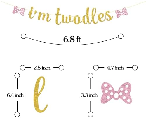 Maicaiffe 2nd Birthday Banner for Kids