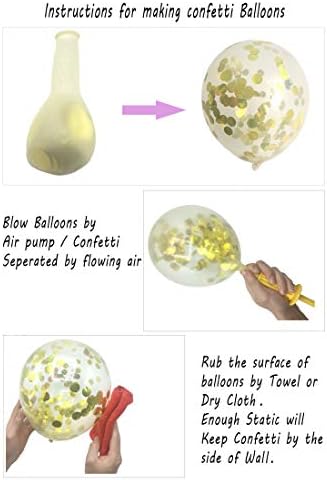 TSOTU Assorted Pink Gold Metallic Balloons 50pk