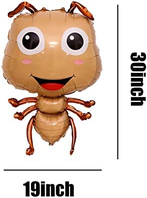 Insect Animal Balloons 4PCS Bee Gecko Ant Mantis
