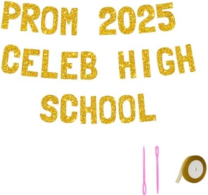 Meowoo Sparkling High School Decor Banner