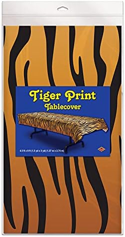 Beistle Tiger Print Table Cover