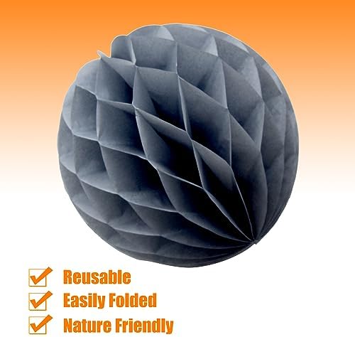 Ruidee 8 Piece Paper Honeycomb Balls Party Decoration