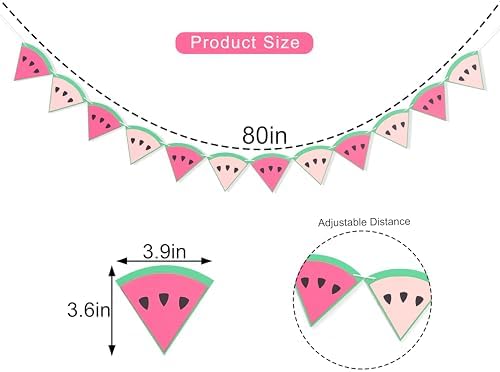 Watermelon Party Garland - Summer Decor Banner