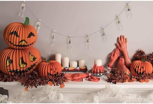 Blue Panda 6 Feet Halloween Skeleton Garland