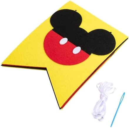 CHuangQi 2nd Birthday Mickey Banner Decoration