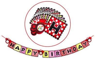 2018 Happy Birthday Mickey Mouse Banner Party Decor