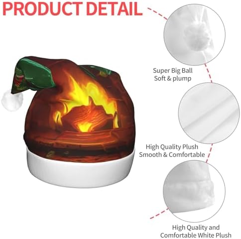 QINZHENG LED Santa Hat for Christmas Party Decorations