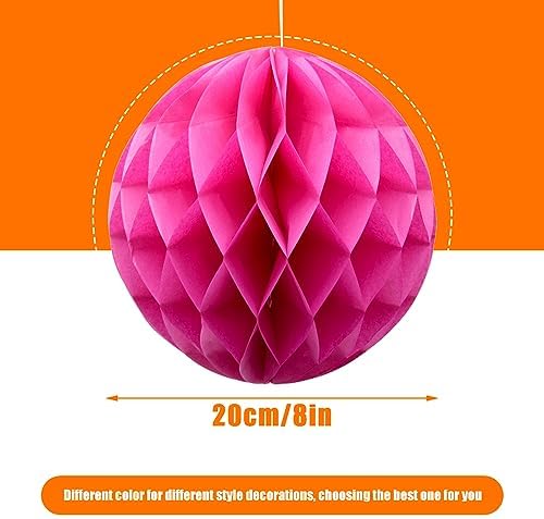 Ruidee 8 Piece Paper Honeycomb Balls Party Decoration 1