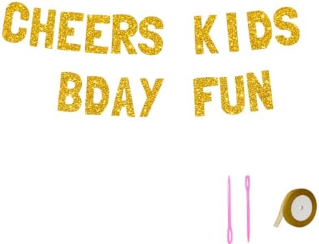 Meowoo Cheers Party Banners - 77 Inch Letters