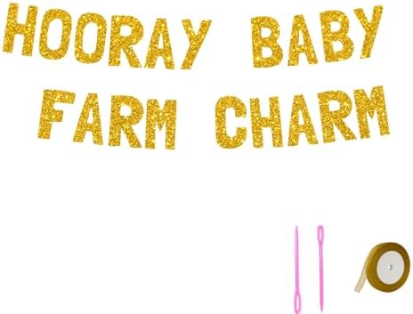 Meowoo Joyful Farm Charm Decor 77 Inch Banner