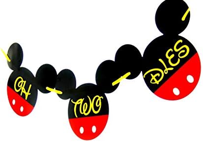 Oh Twodles Banner Mickey Mouse Clubhouse 2nd Birthday Decorations