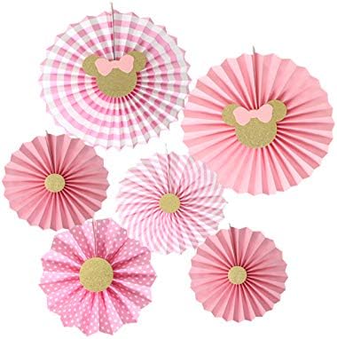Minnie Girls 1st Birthday Party Supplies Pack