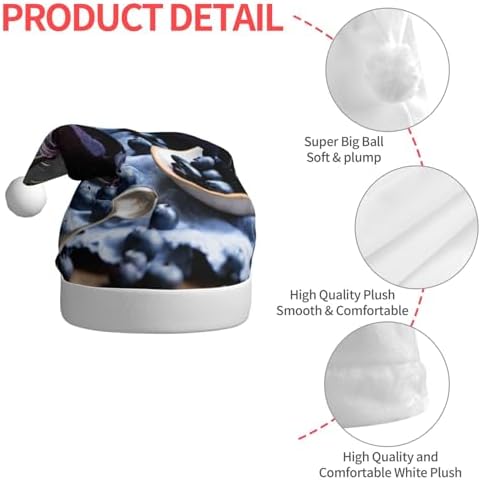 QINZHENG Santa Hat with Blueberry Jam 04 Print