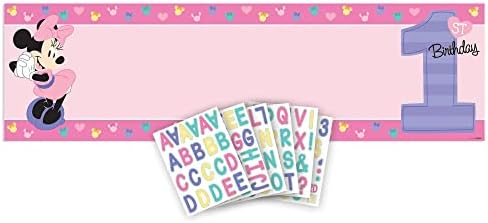 Amscan Disney Minnies Fun To Be One Personalized Giant Banner Kit
