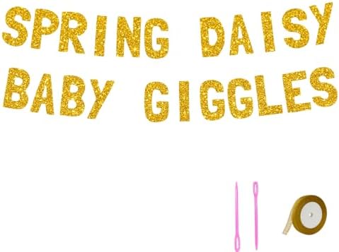 Meowoo Spring Daisy Baby Giggles Banner
