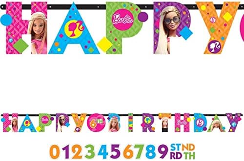 American Greetings Barbie Party Banner 1 Count