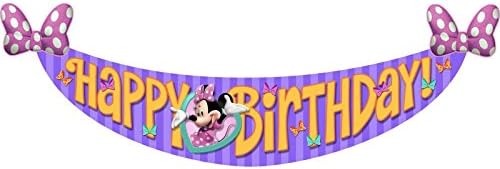 Minnies Bow-Tique Dream Party Birthday Banner