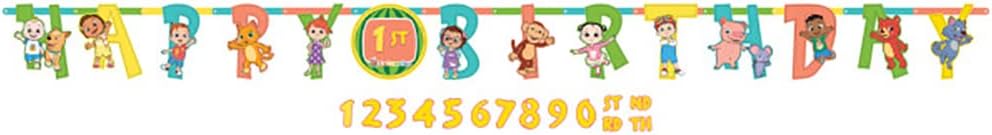 Cocomelon Multicolor Jumbo Age Banner 10 x 105